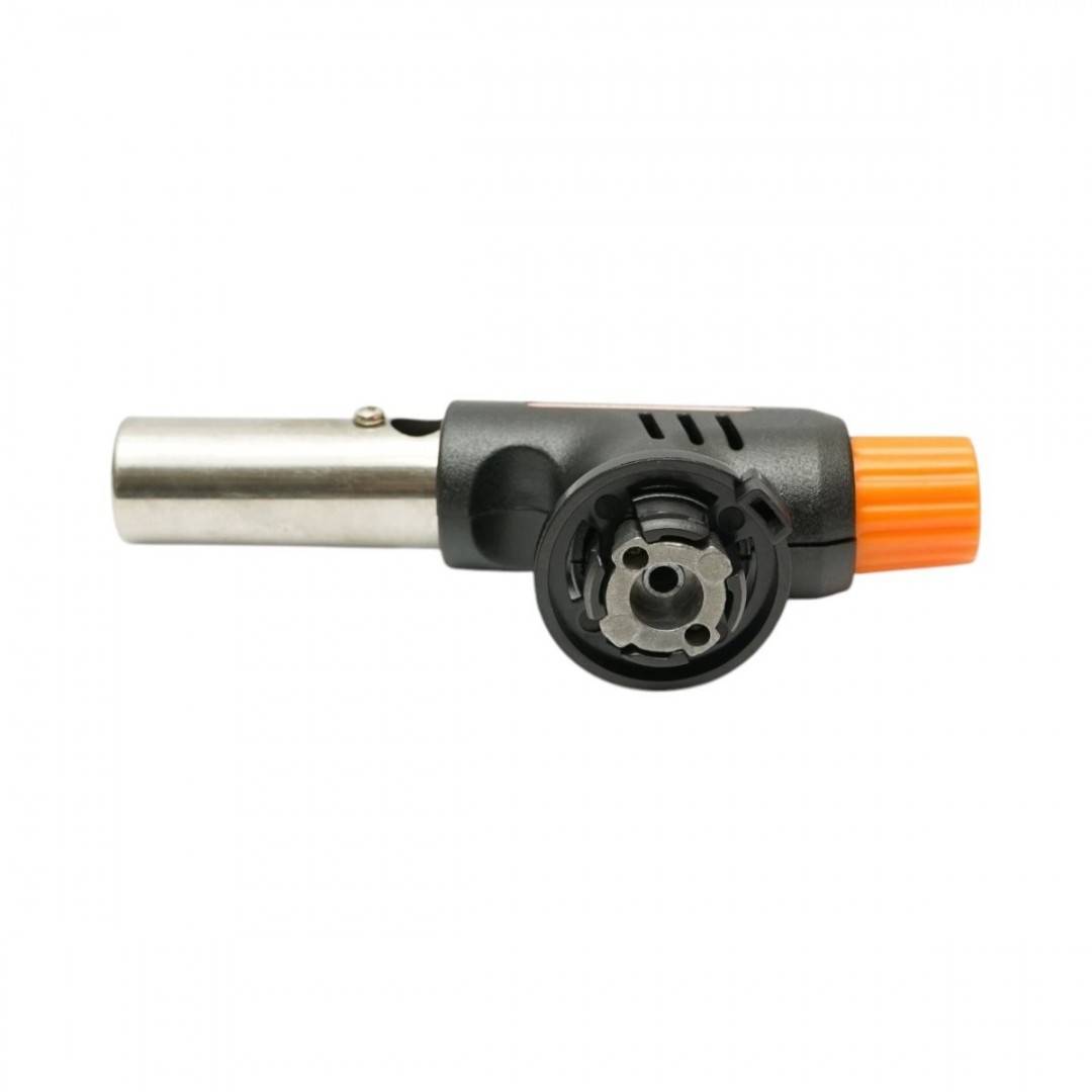 Cap arzator butelie gaz spray, aprindere piezo, flacara reglabila 1300°C Flame Gun