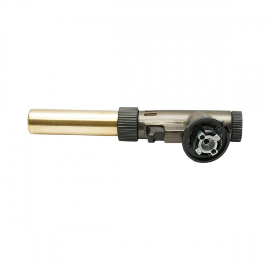 Cap arzator butelie gaz spray, rotire 360 grade, aprindere piezo, flacara reglabila 1300°C