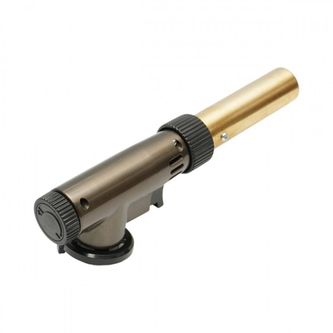 Cap arzator butelie gaz spray, rotire 360 grade, aprindere piezo, flacara reglabila 1300°C