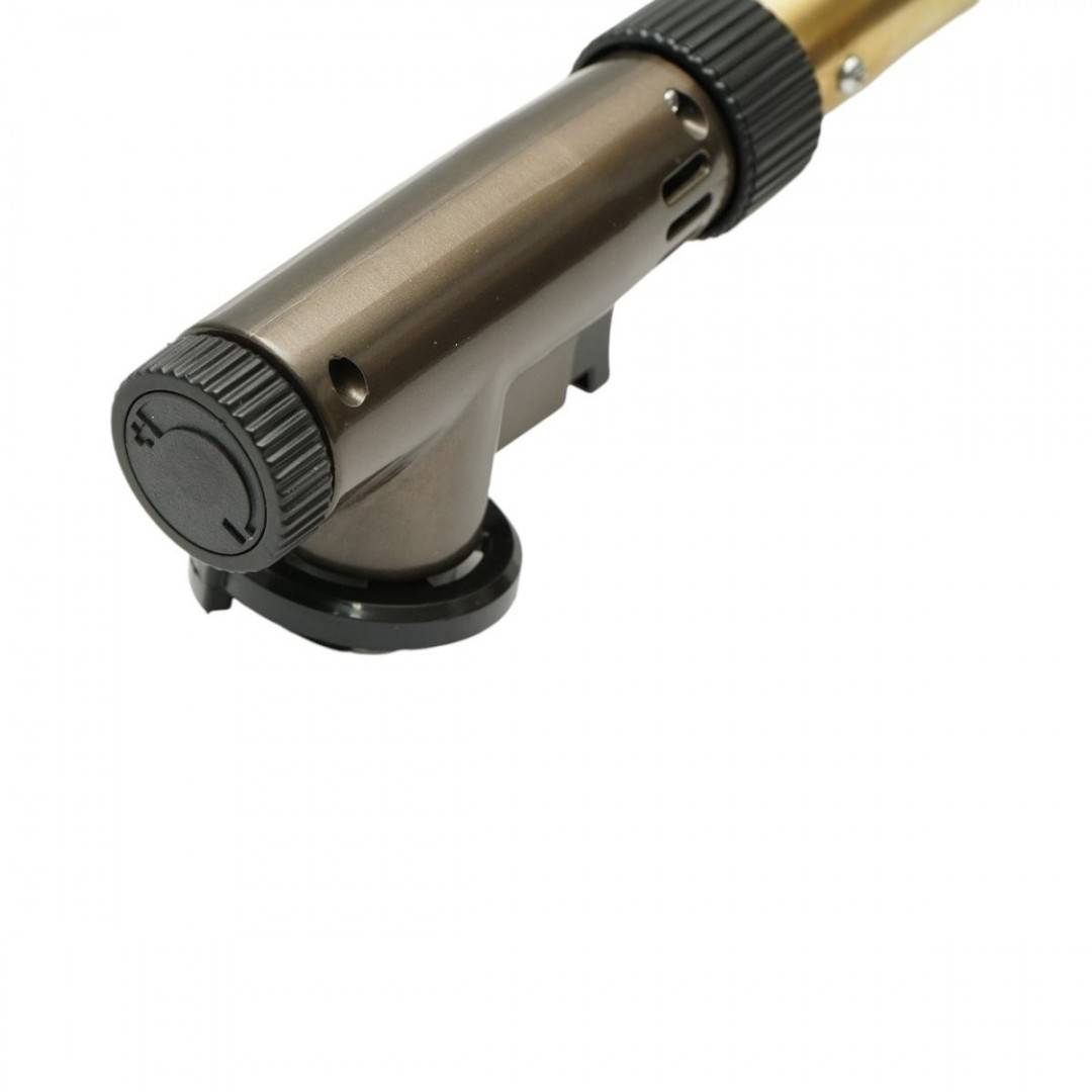 Cap arzator butelie gaz spray, rotire 360 grade, aprindere piezo, flacara reglabila 1300°C