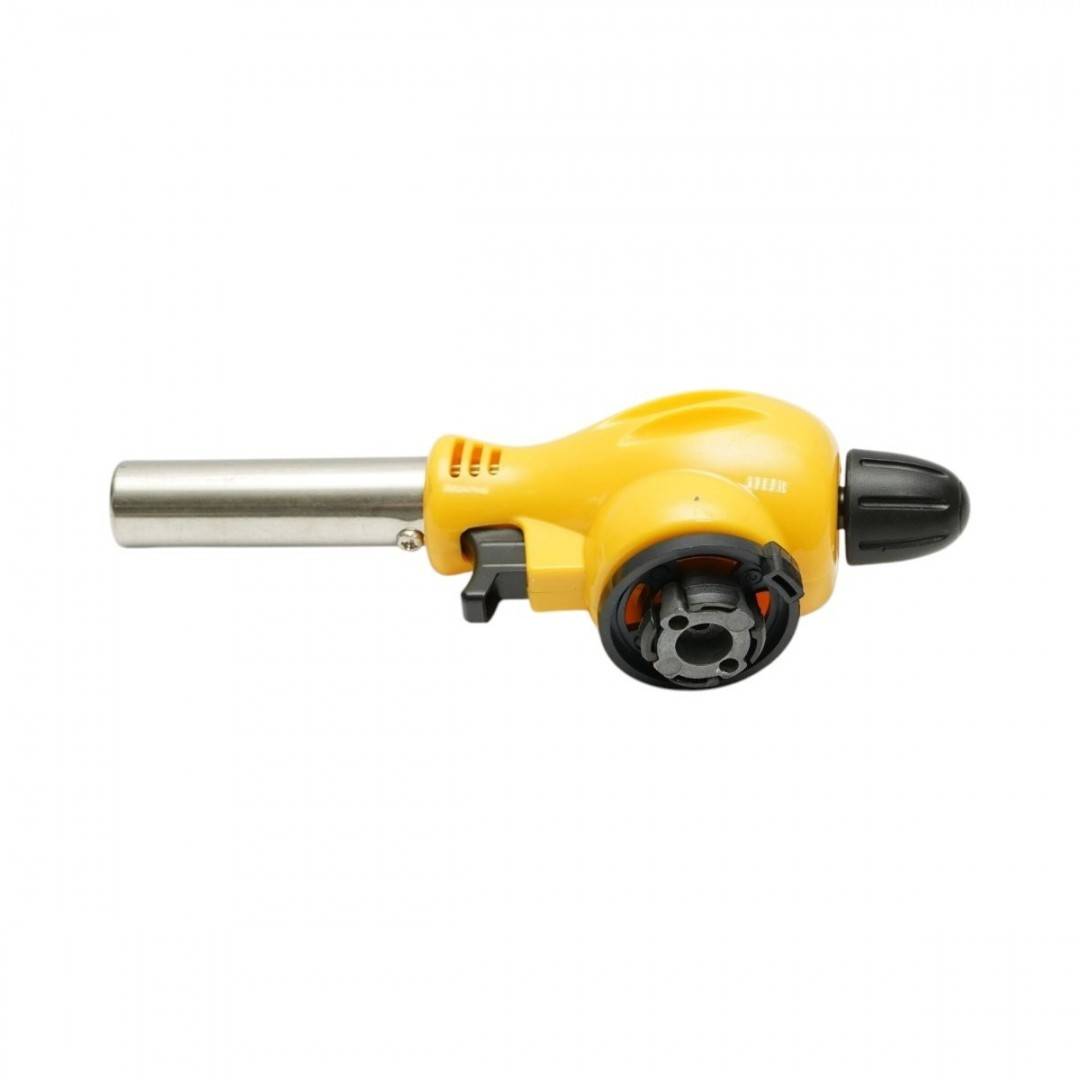 Cap arzator butelie gaz spray, rotire 360 grade, aprindere piezo, flacara reglabila 1300°C