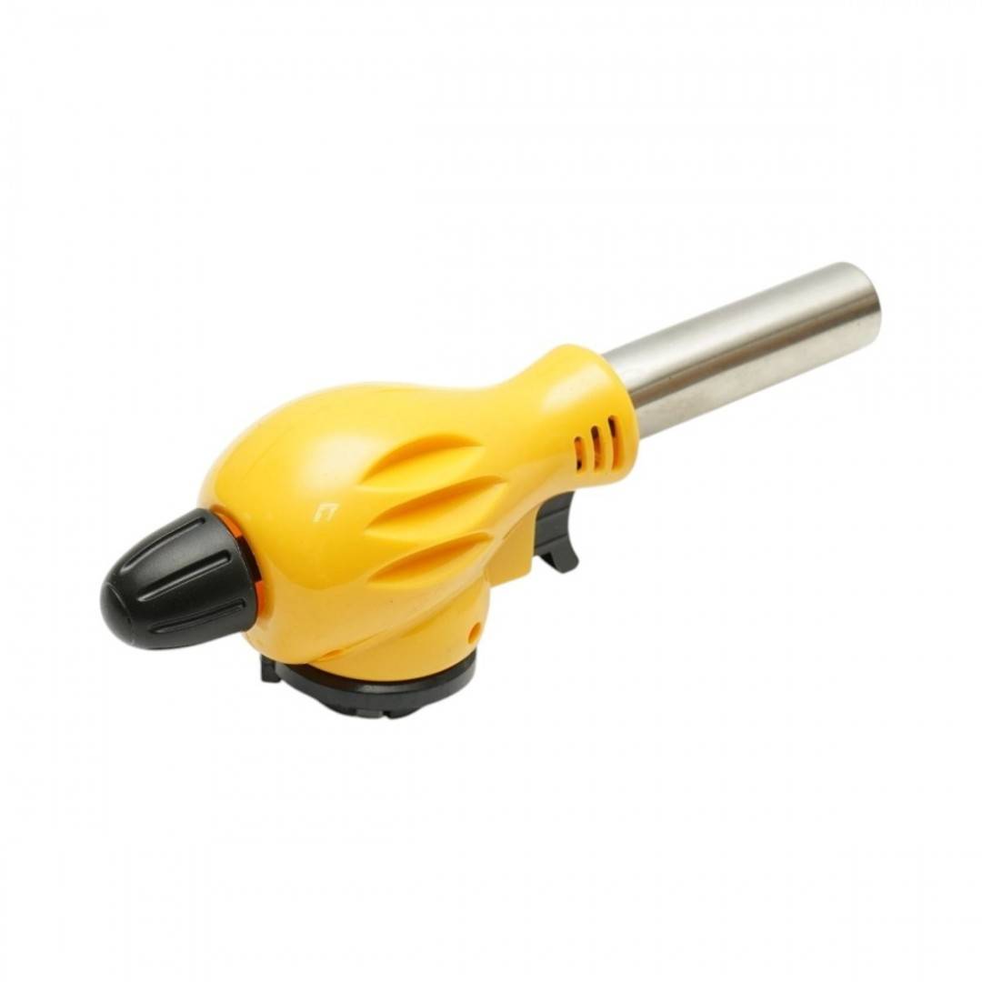 Cap arzator butelie gaz spray, rotire 360 grade, aprindere piezo, flacara reglabila 1300°C