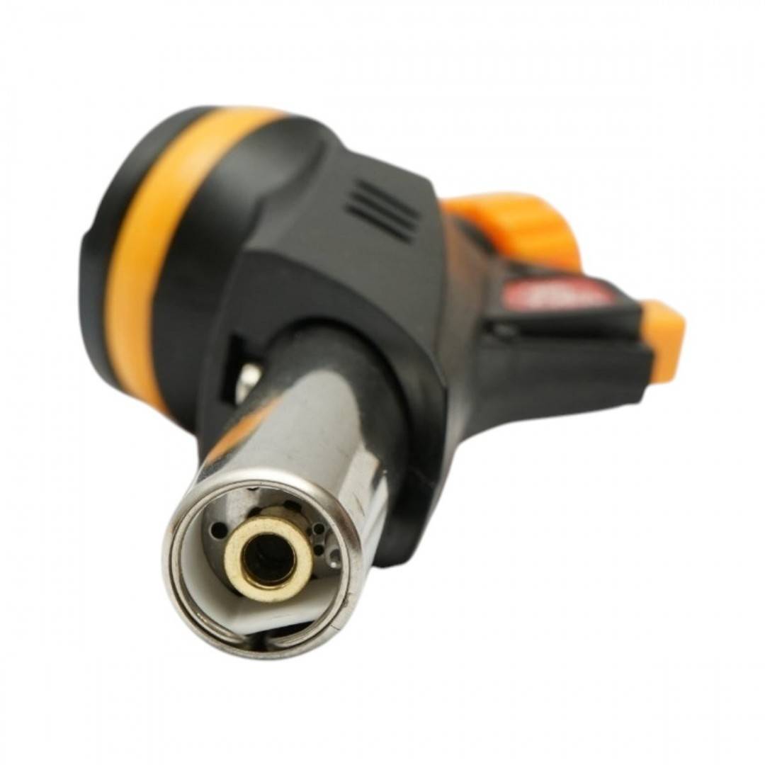 Cap arzator butelie gaz spray, rotire 360 grade, aprindere piezo, flacara reglabila 1300°C