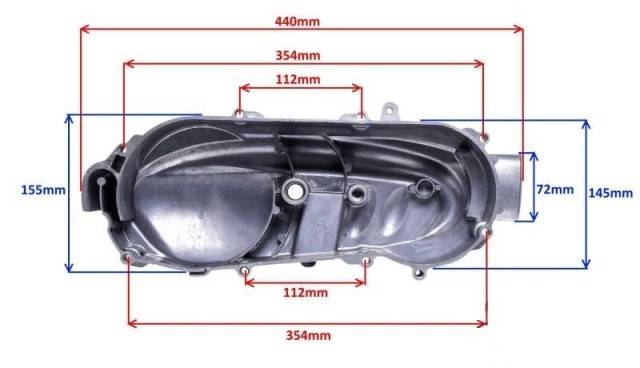 Capac curea transmisie Shineray ATV200 ST-9
