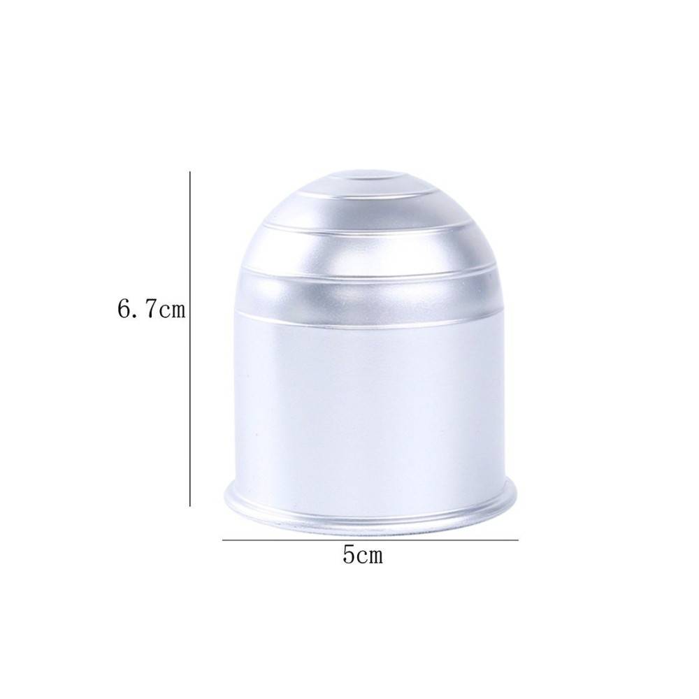 Capac pentru carlig remorcare cromat Ø53mm