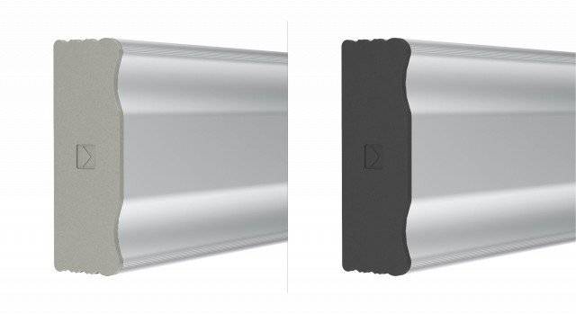 Capat terminal parabiciclist bara aluminiu