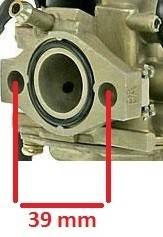Carburator compatibil scutere Honda / Peugeot 50cc 39mm