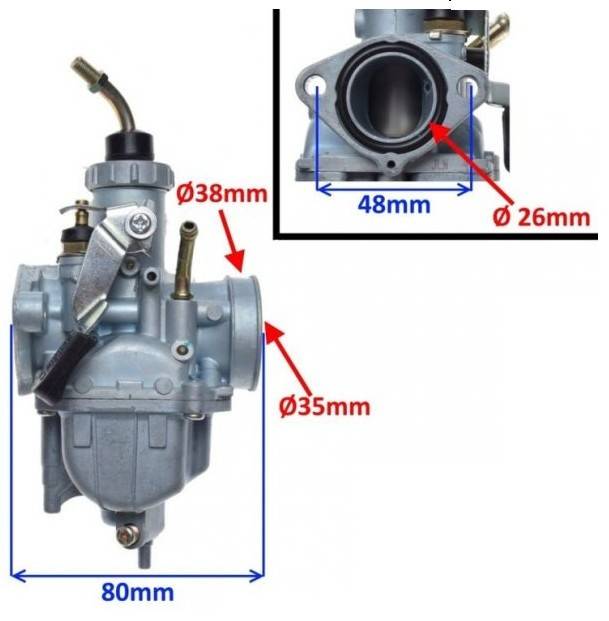 Carburator motocicleta Yamaha YBR 125cc
