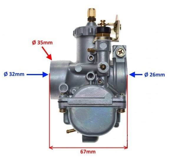 Carburator scuter Yamaha DT 100cc / 125cc / 150cc
