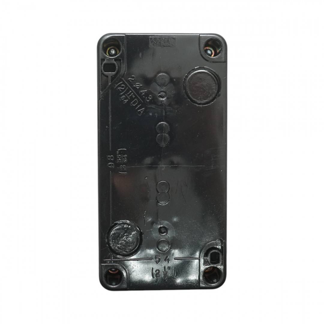 Carcasa selector 2 pozitii 1NO si butoane comanda cu revenire 1NO+1NO Breckner Germany