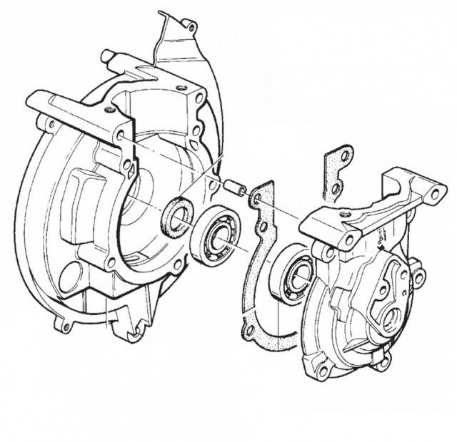 Carter moped Piaggio Ciao, Bravo, Si