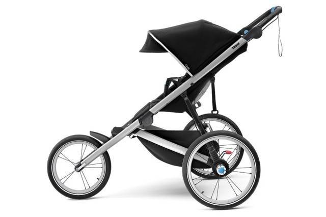 Carucior Thule Glide 2 Single Aluminium/Jet Black (model 2020)