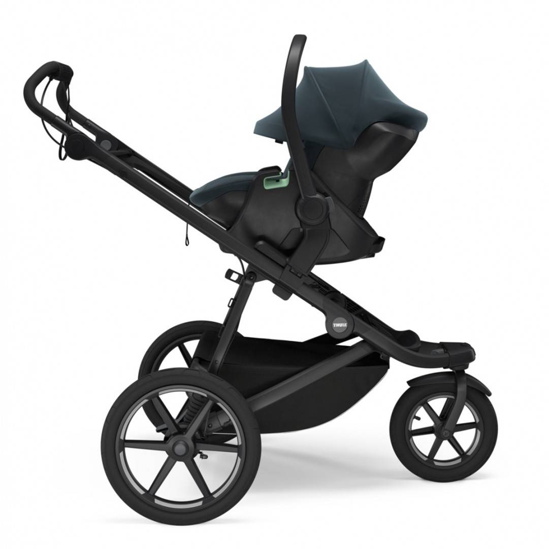 Carucior Thule Urban Glide 3 all-terrain cu prinderea hamului magnetica, Dark Slate