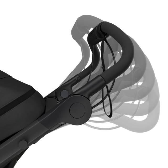 Carucior Thule Urban Glide 4 all-terrain, Black