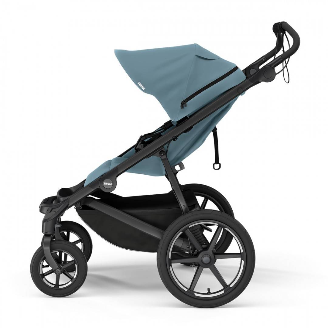 Carucior Thule Urban Glide 4 all-terrain cu catarama hamului magnetica, Albastru