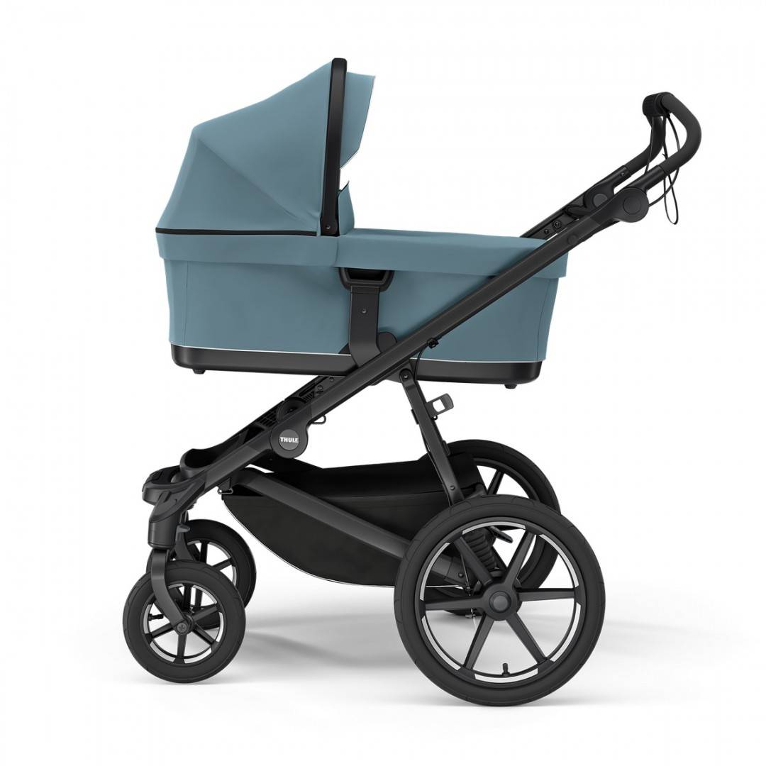 Carucior Thule Urban Glide 4 all-terrain cu catarama hamului magnetica, Albastru