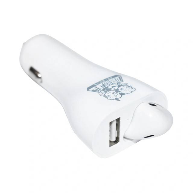 Casca bluetooth cu incarcare la priza auto tip bricheta