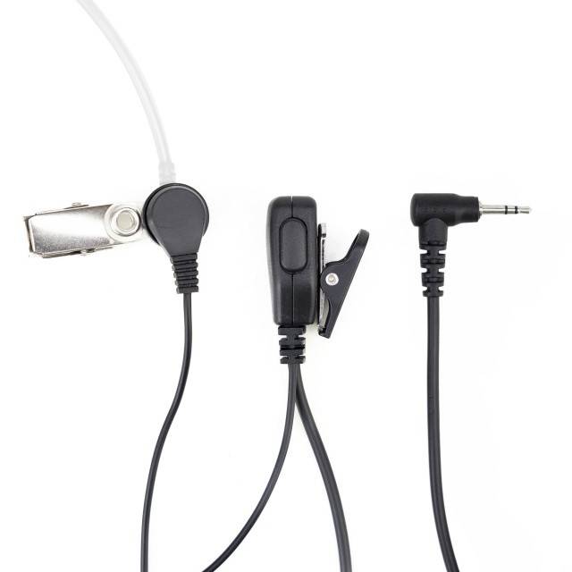 Casca cu microfon si tub acustic PNI HM93, cu 1 pin 2.5mm PNI-MT, negru