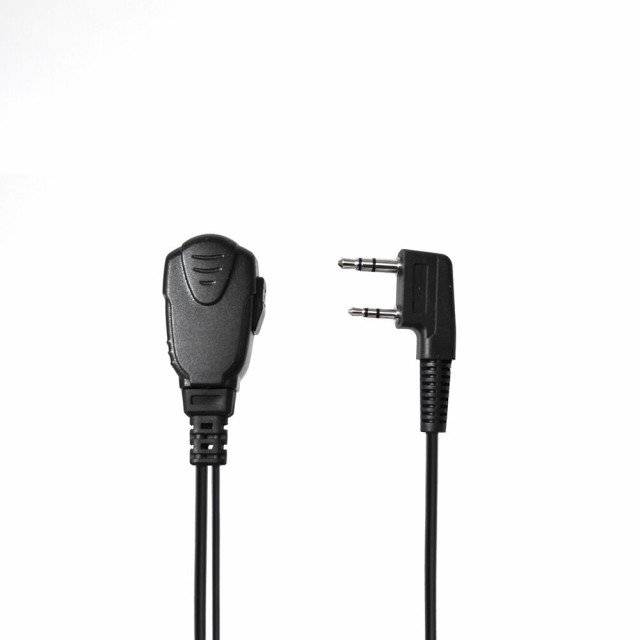 Casca cu tub acustic transparent si microfon cu 2 pini