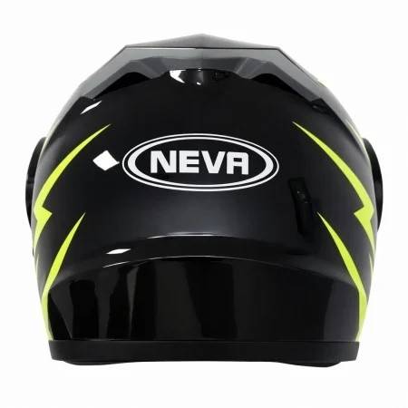 Casca Flip-up TECH L (negru+verde)