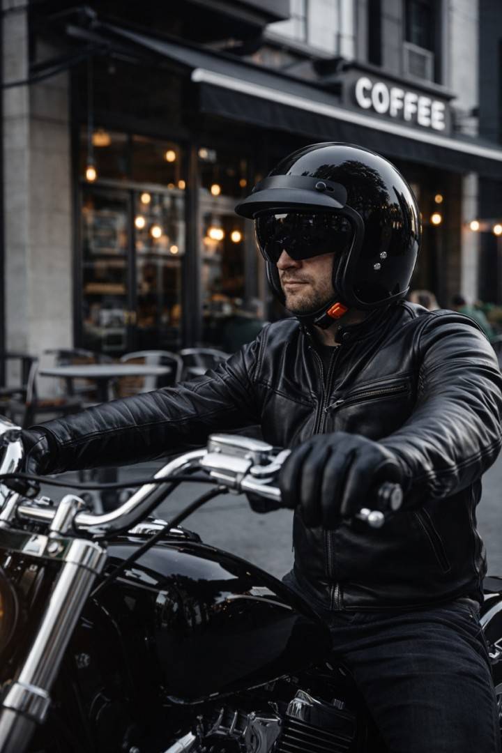 Casca Le Mans neagra