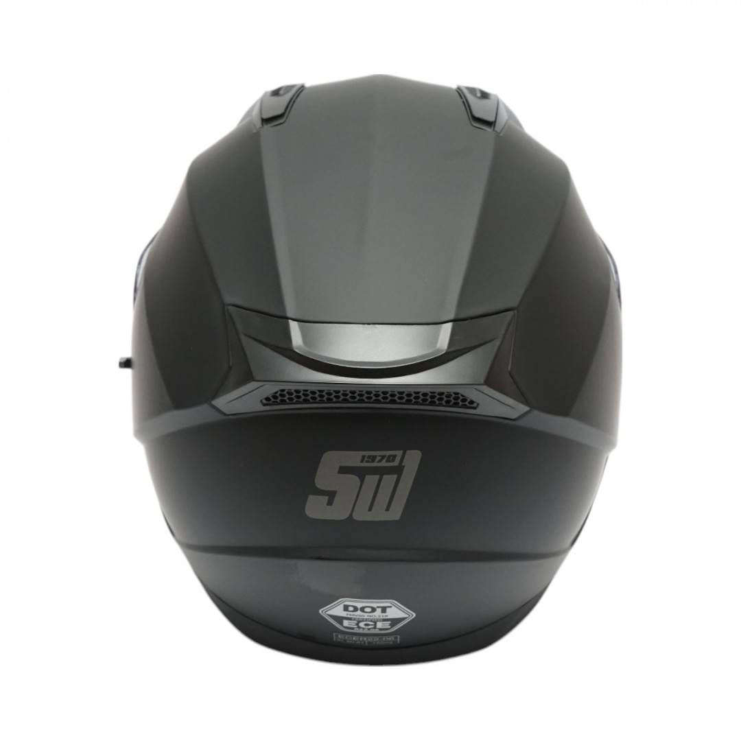 Casca moto integrala negru mat cu viziera transparenta si ochelari de soare, marimea XL Arcane II