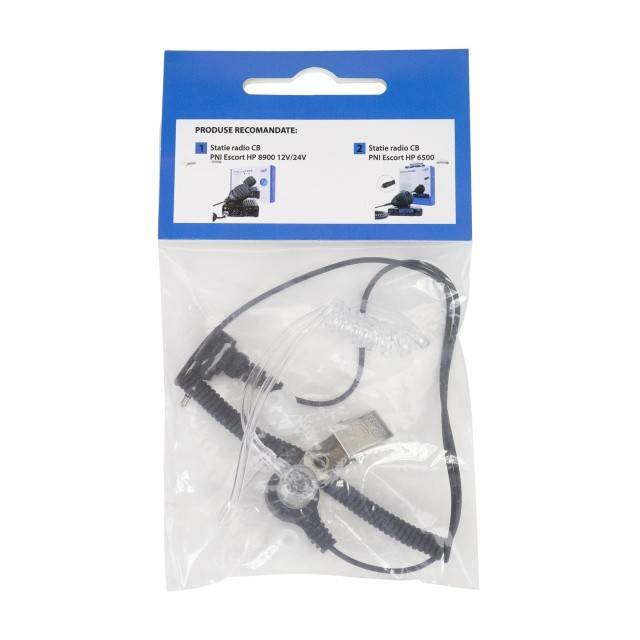 Casca PNI HF11 cu 1 pin 2.5 mm, tub acustic, pentru toate statiile radio