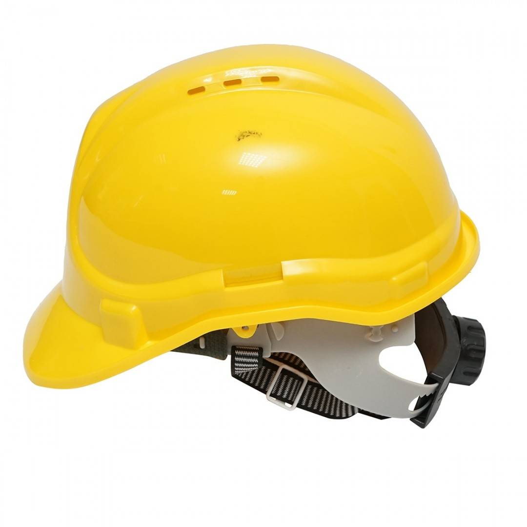Casca ventilata reglabila 51-63cm galbena Crownman