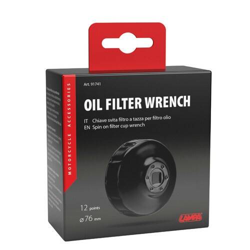Cheie filtru ulei FI 76 mm 3/8”