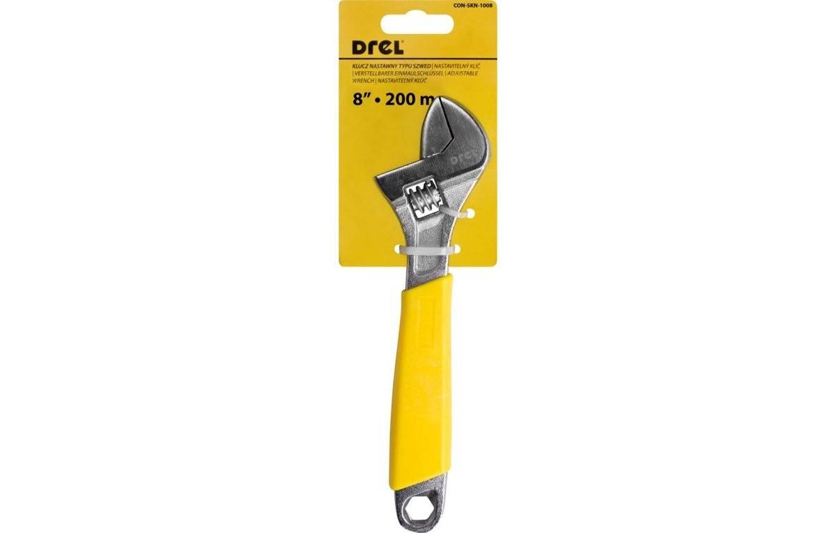 Cheie reglabilă Drel 200mm, 8, 0-24mm