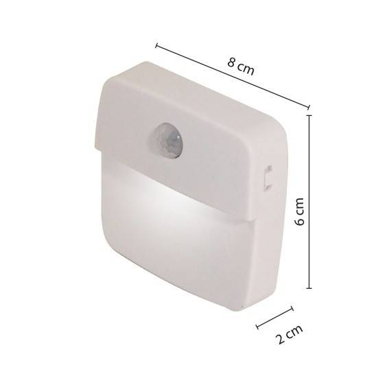CHIC2: Lampa cu 2 LED-uri si senzor de miscare, functioneaza pe baterii