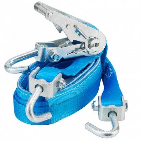 Chinga auto 2.5m - carlige rotative - (banda 3,5 cm)