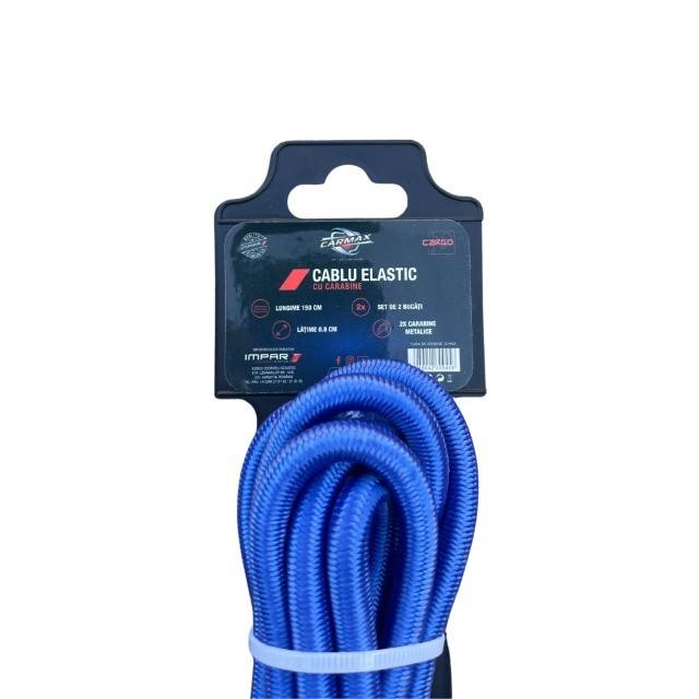 CHINGA ELASTICA 8MMX150CM 2BUC CU CARABINE CARMAX