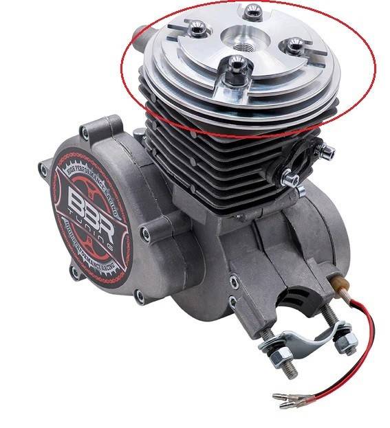 Chiulasa kit motor bicicleta TUNING 80cc (model 2)
