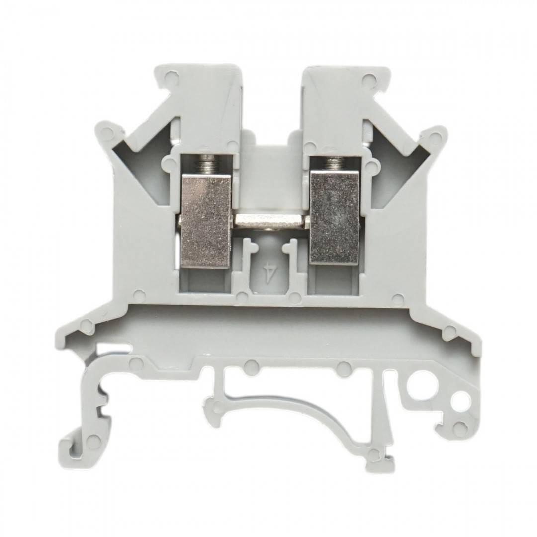 Clema de sir pe sina DIN 2.5mm² 24A 690V gri UK2.5B Longroad