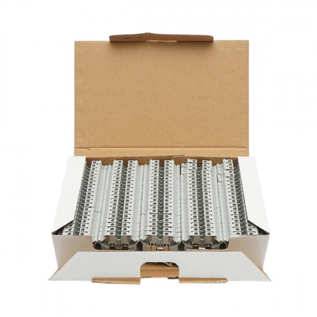 Clema de sir pe sina DIN 4mm² 41A 800V gri UK5N Longroad