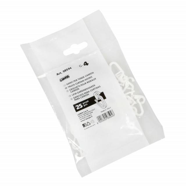 Clema pentru sina perdea - set 25 bucati - G - 4