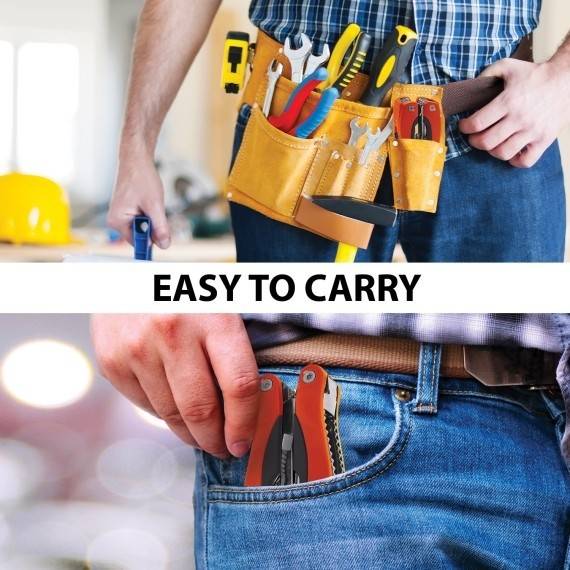 Cleste multifunctional 16-in-1, culoare portocalie.
