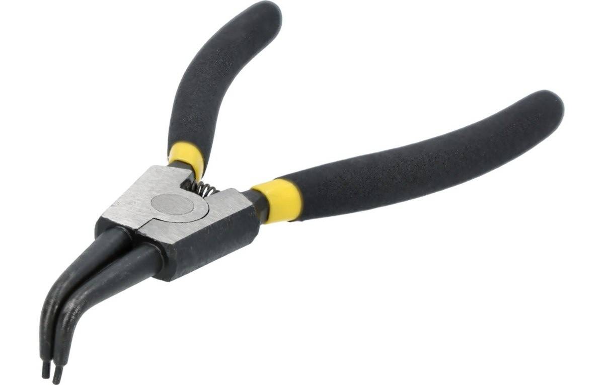 Clește Drel pentru inele de siguranță 180 mm, exterior, curbat