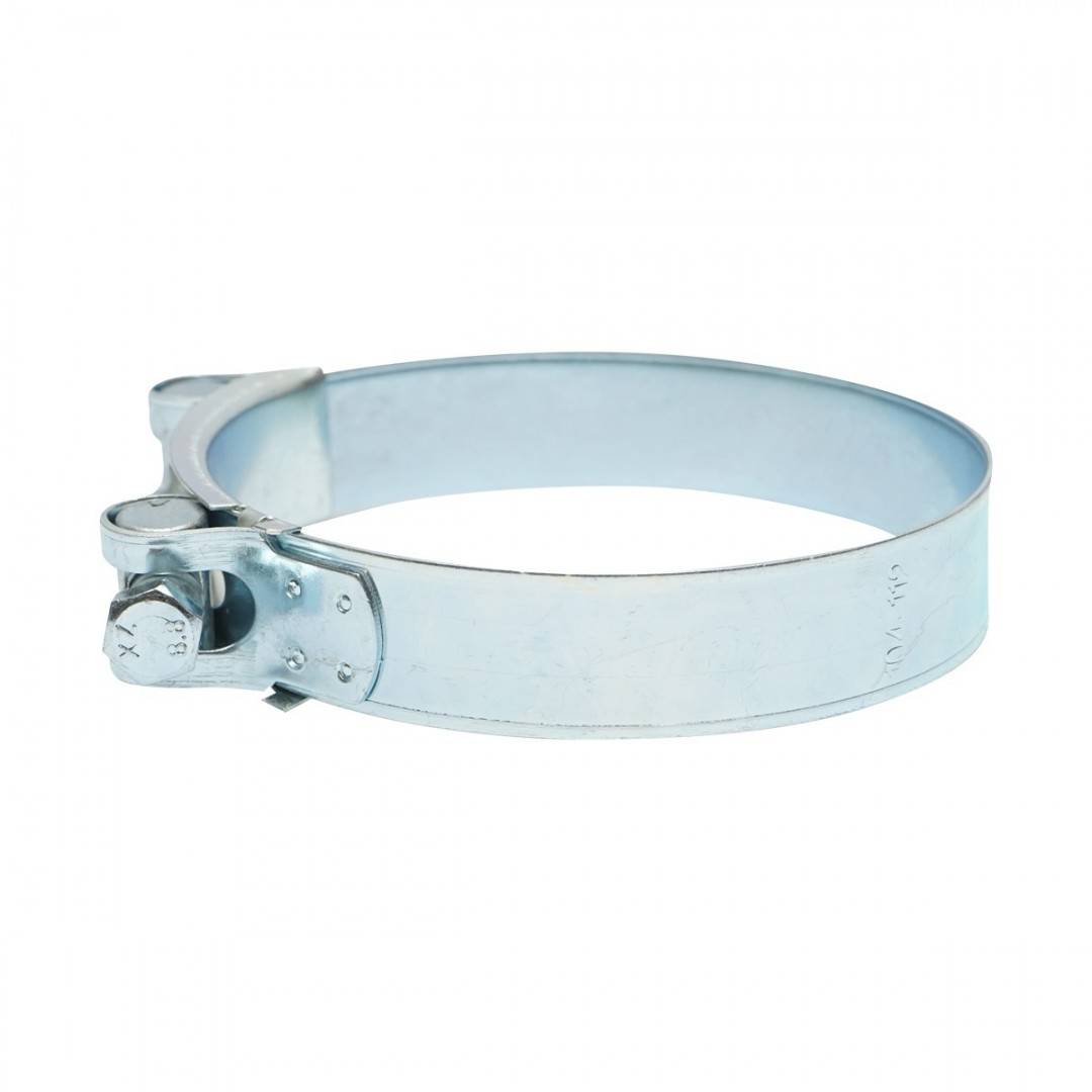 Colier forta, clema metalica zincata cu surub W1 pentru furtunuri 104-112mm Breckner Germany