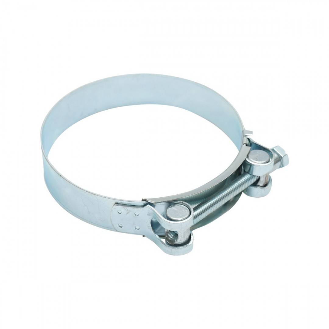 Colier forta, clema metalica zincata cu surub W1 pentru furtunuri 104-112mm Breckner Germany