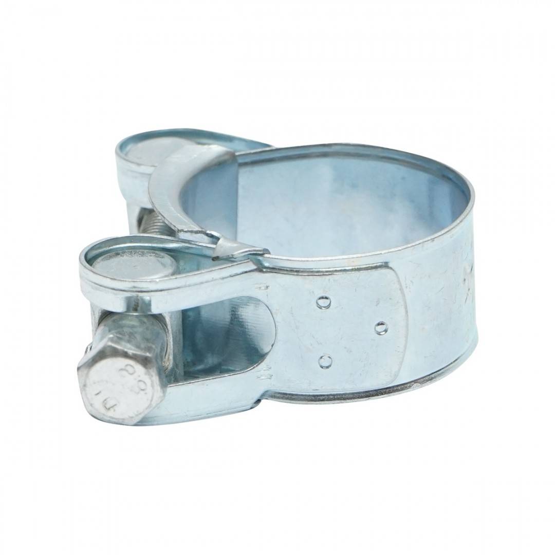 Colier forta, clema metalica zincata cu surub W1 pentru furtunuri 32-35mm Breckner Germany