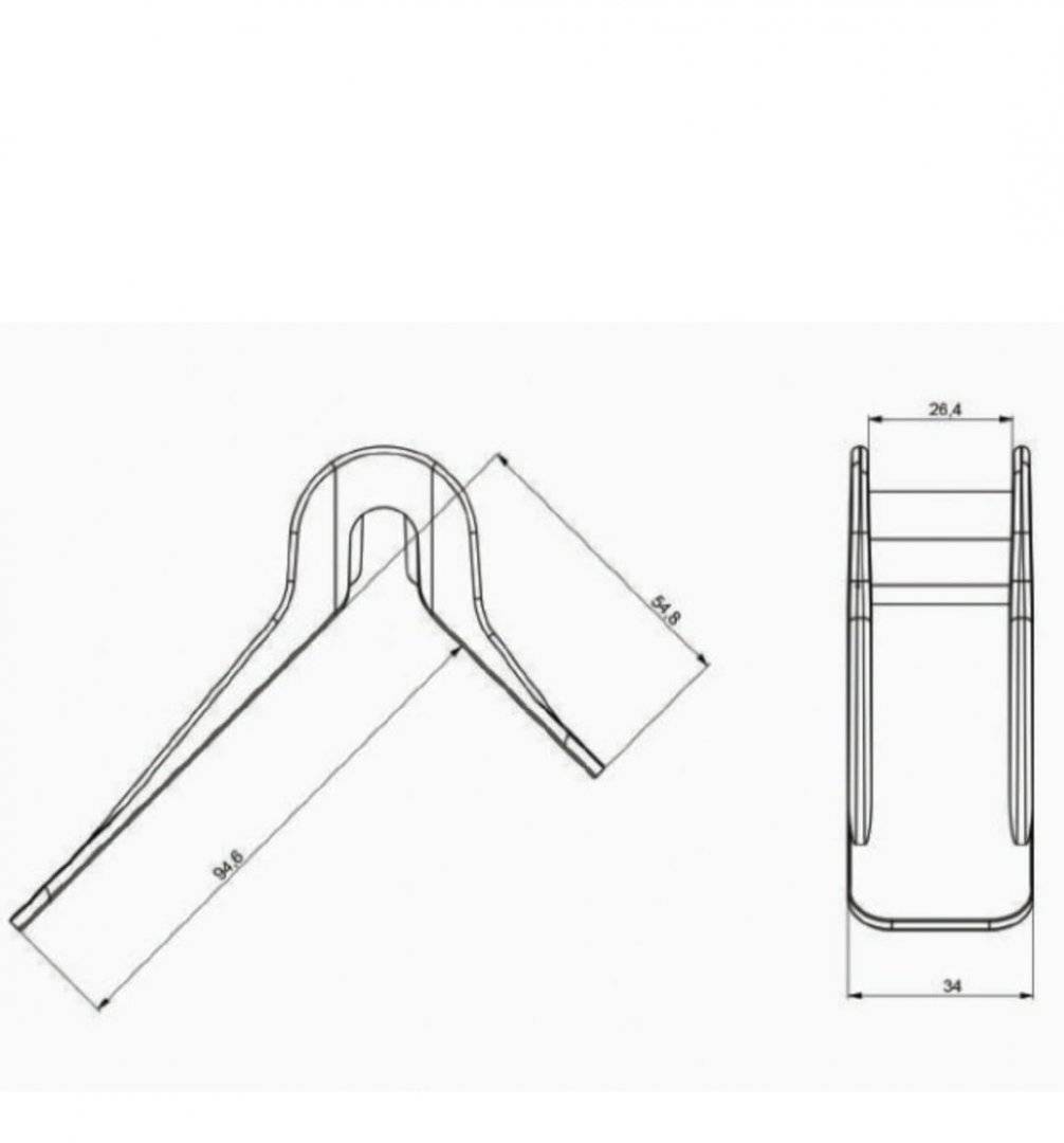 Coltar protectie 95x55x25mm