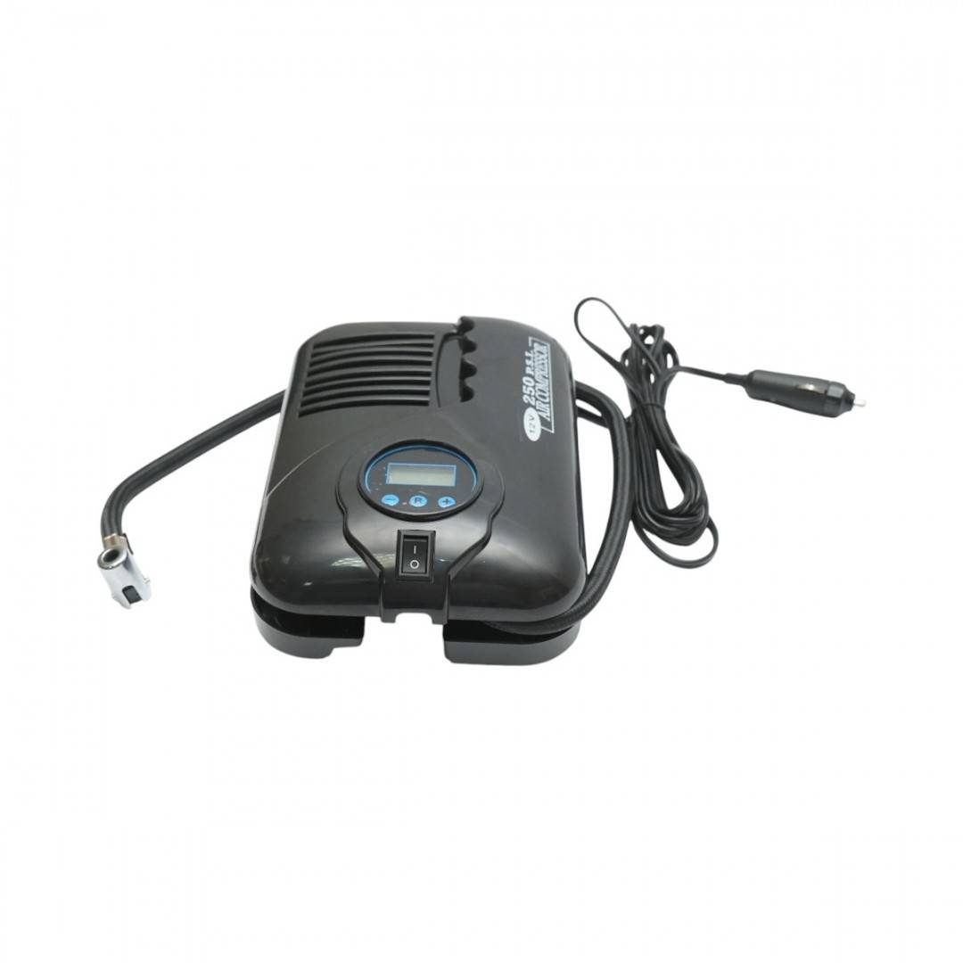 Compresor aer umflat roti digital 12V, 250PSI, oprire automata, cablu 2.8m, alimentare priza bricheta auto
