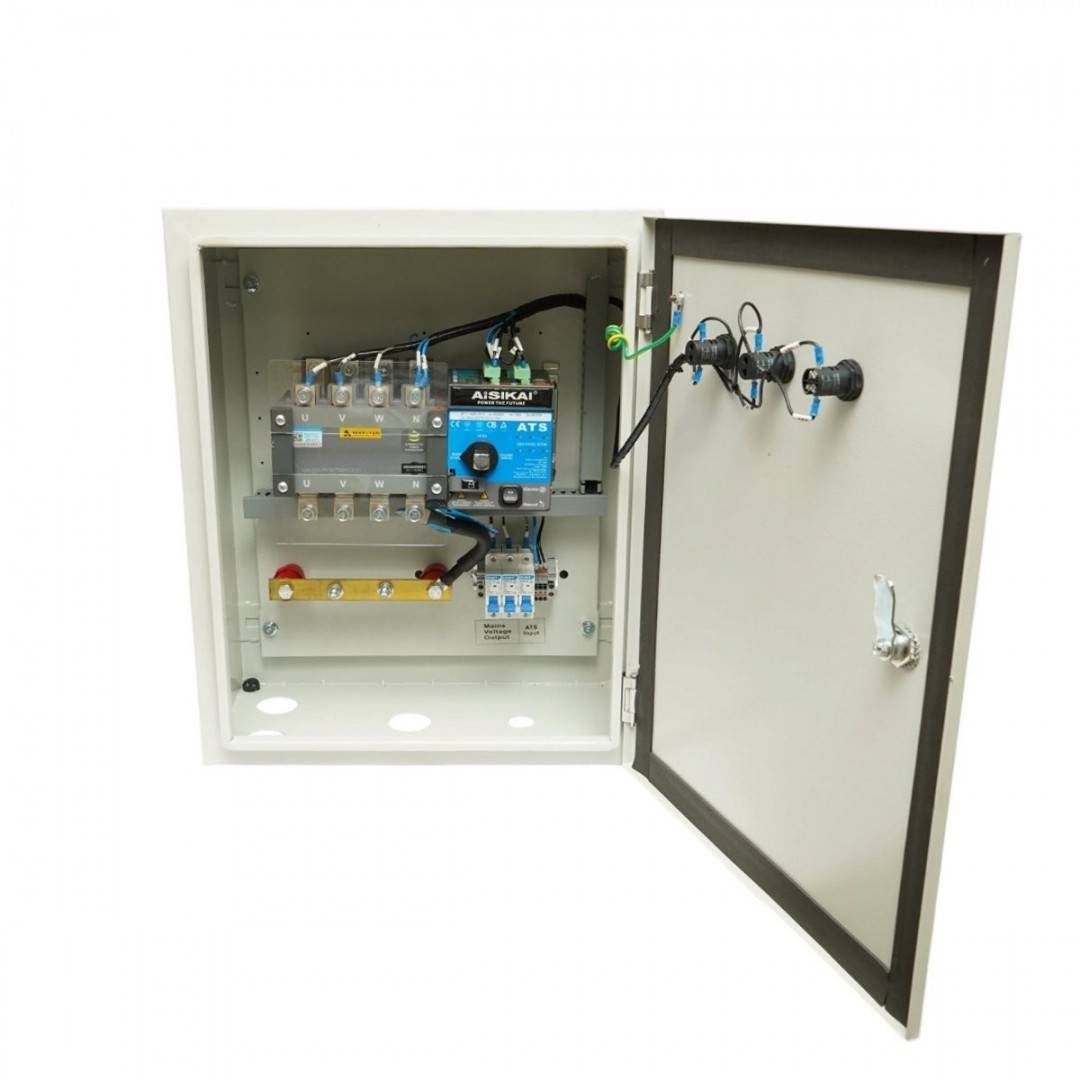 Comutator automat de transfer ATS 160A, 400V, 4P pentru generator electric 110KVA