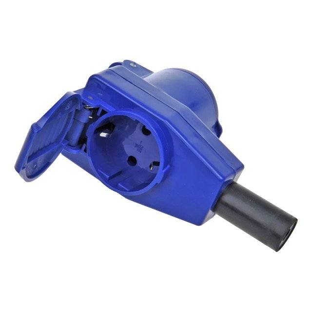 Conector înclinat CEE + priză Schuko