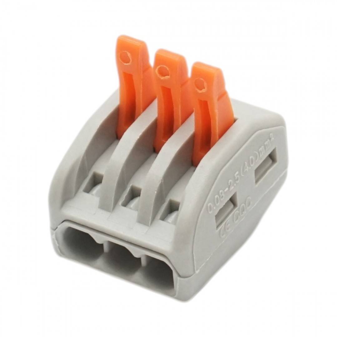Conector rapid cablu electric 3P, 0.08-4mm, 32A, 250V Longroad
