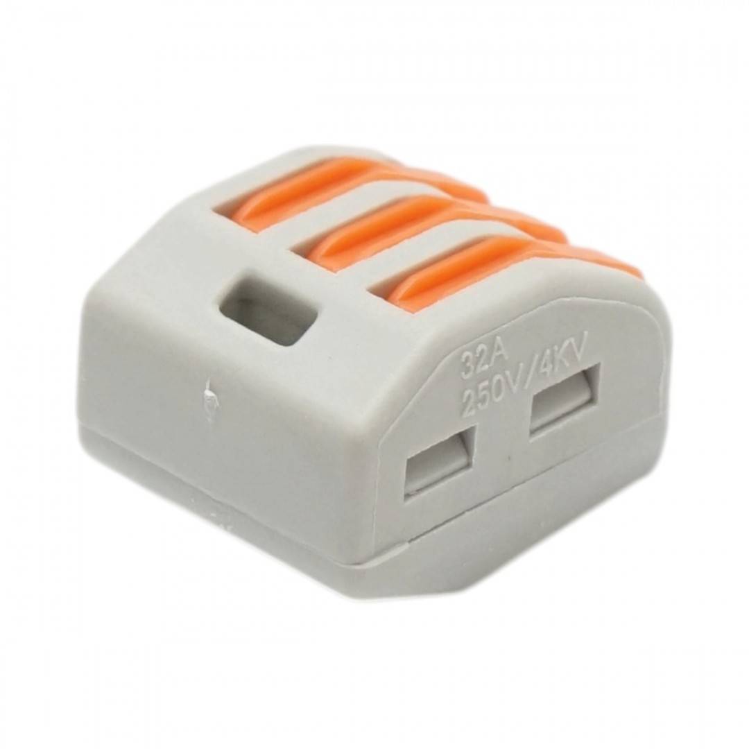 Conector rapid cablu electric 3P, 0.08-4mm, 32A, 250V Longroad