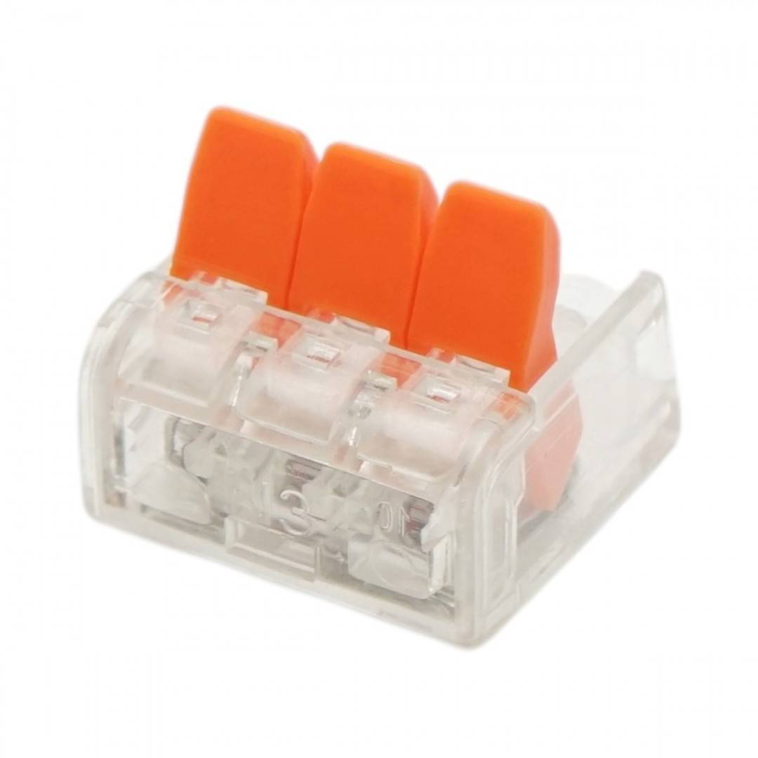 Conector rapid cablu electric 3P, 0.14-4mm, 32A, 450V Longroad