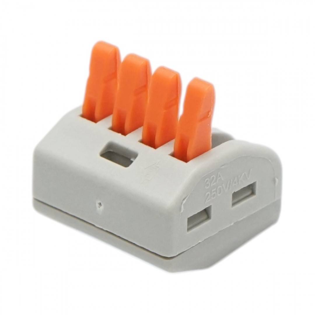 Conector rapid cablu electric 4P, 0.08-4mm, 32A, 250V Longroad
